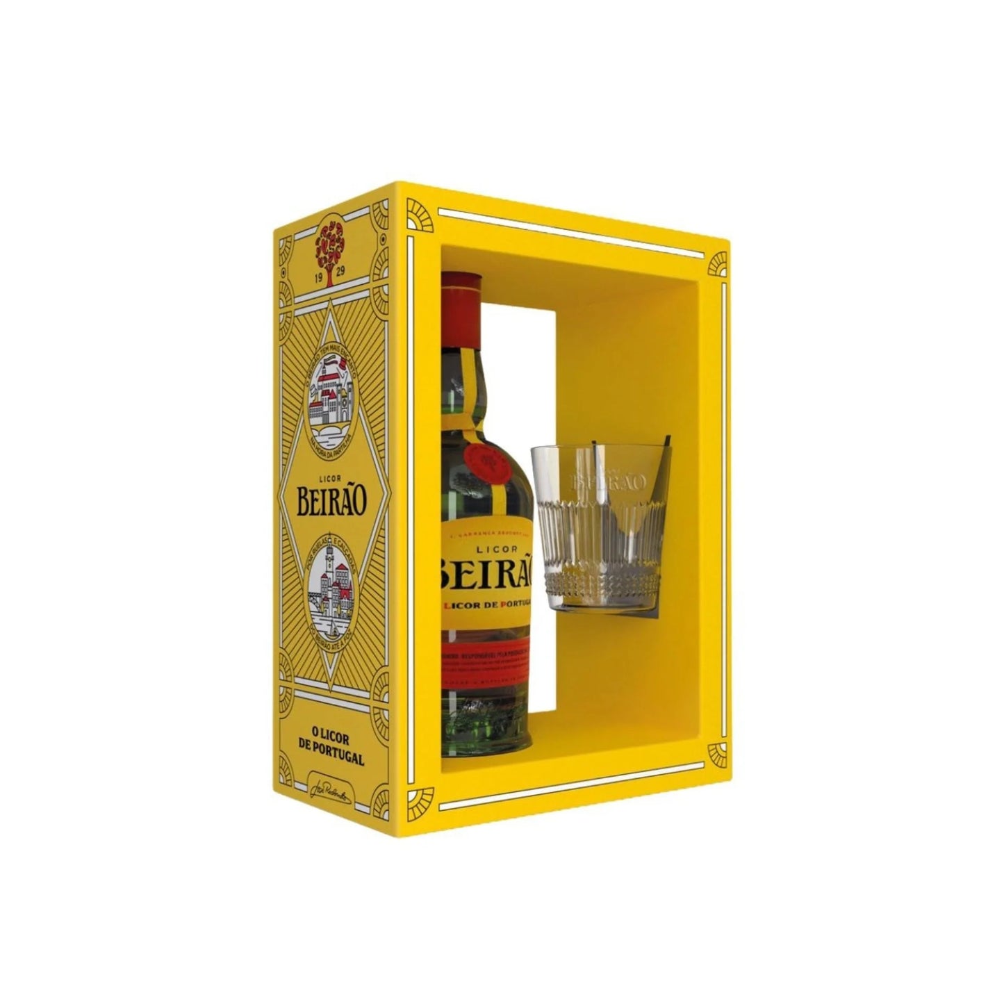 Licor Beirao with Glass Gift P