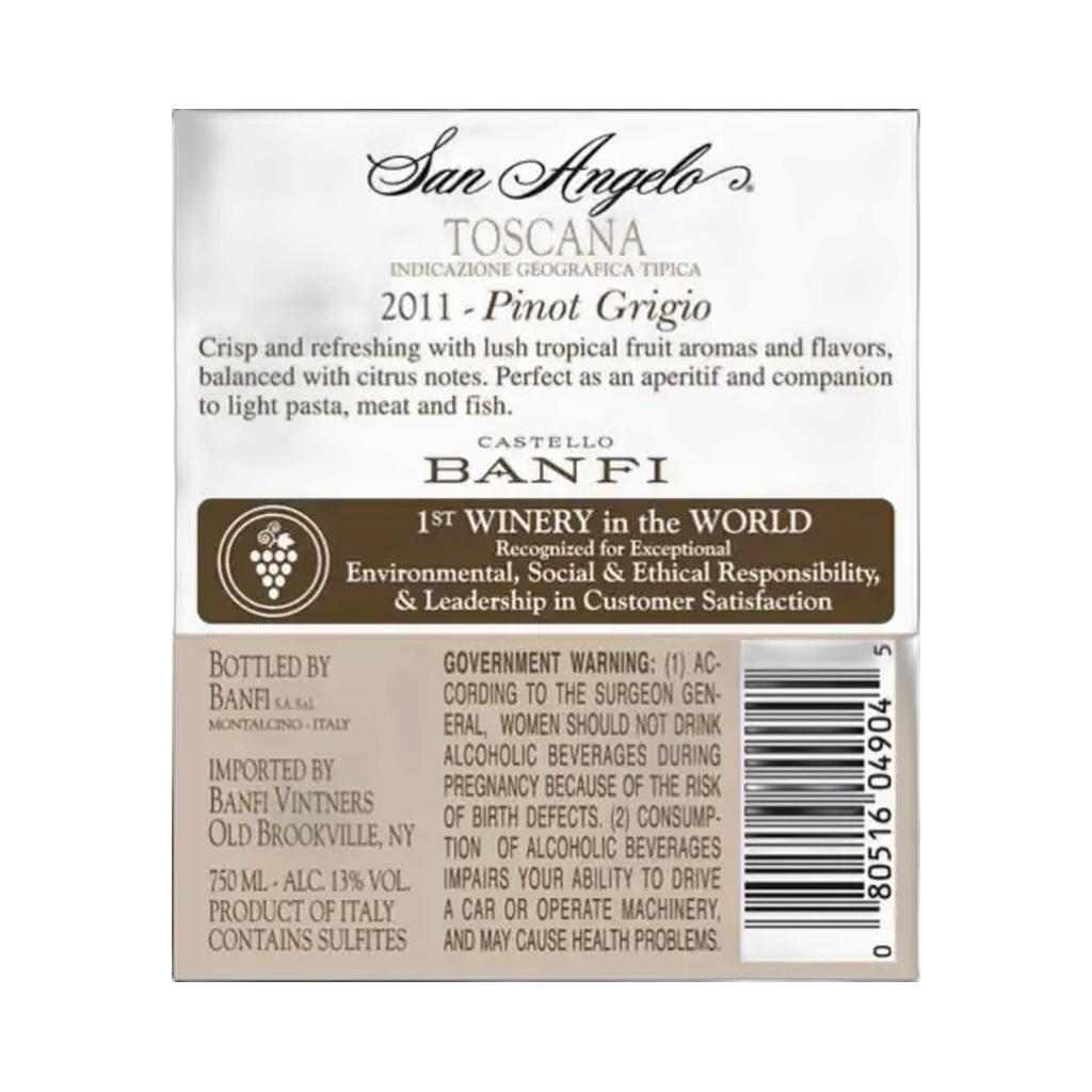 Banfi San Angelo PINOT Grigio