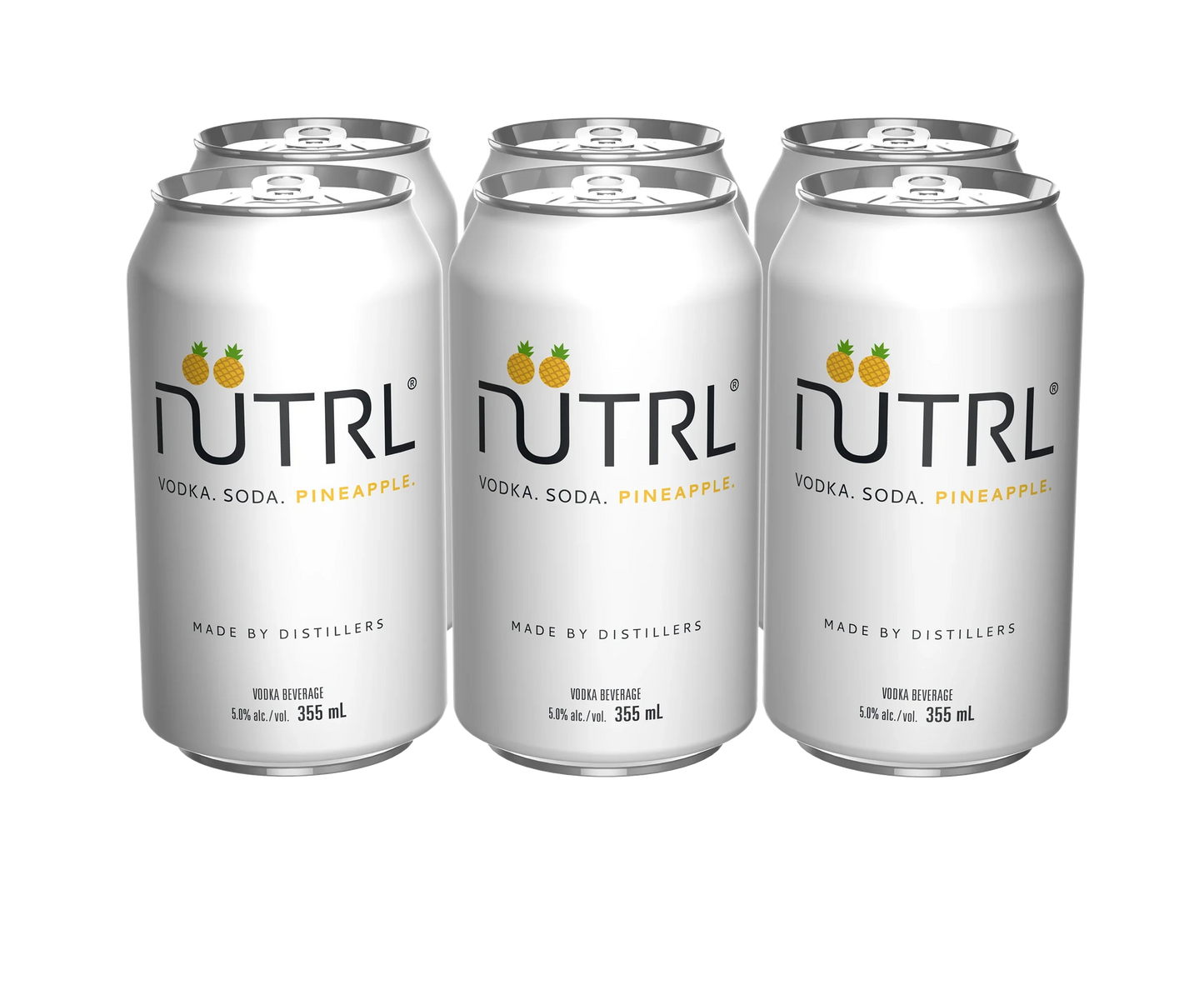Nutrl Vodka Soda Pineapple 6 Pack