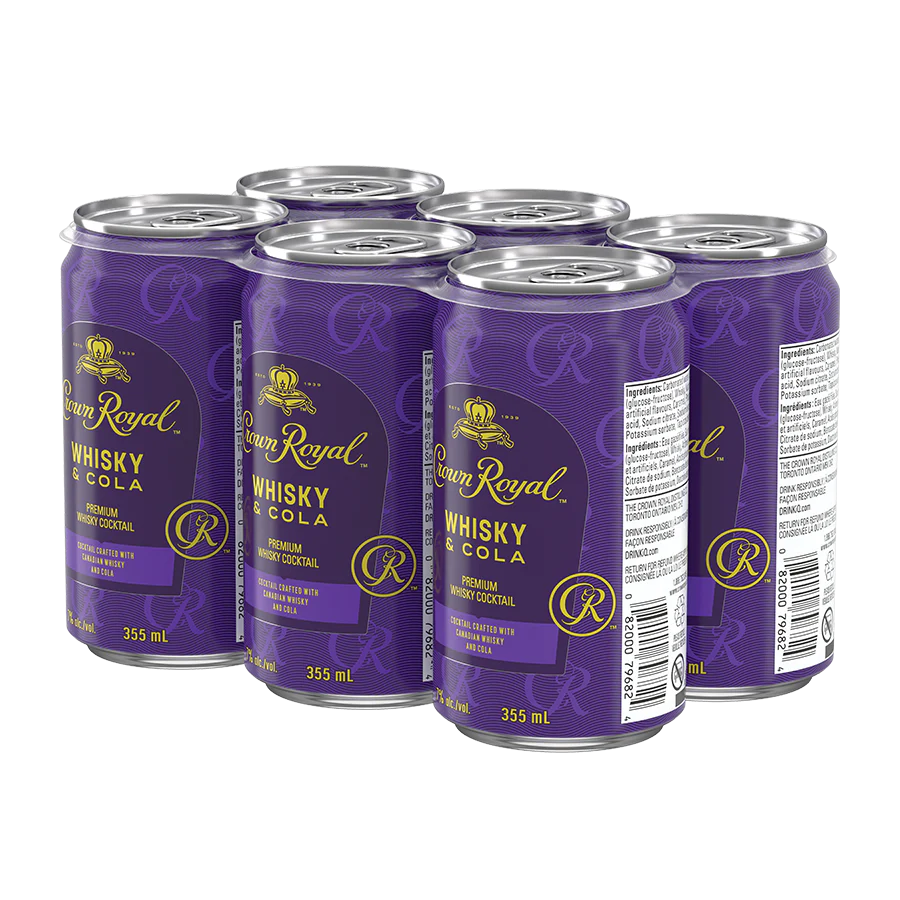 Crown Royal Whiskey & Cola 6 C