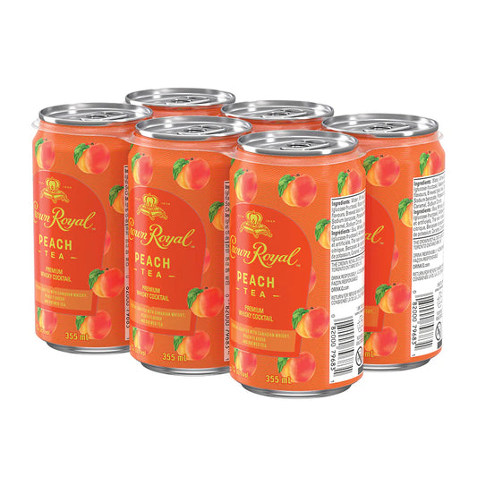 Crown Royal Peach Tea 6 CAN