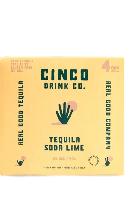 Cinco Tequila Soda Lime