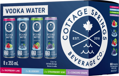 Cottage Spring Vodka Water MIX