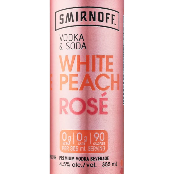 Smirnoff Vodka White Peach Ros