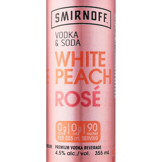 Smirnoff Vodka White Peach Ros