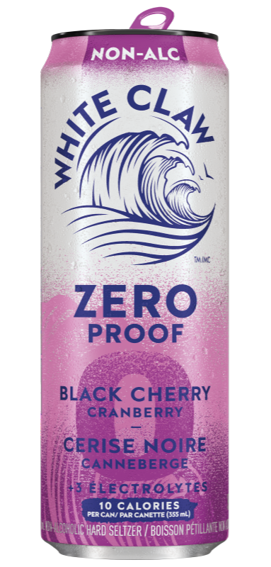 White Claw Zero Blk Chry Cranb