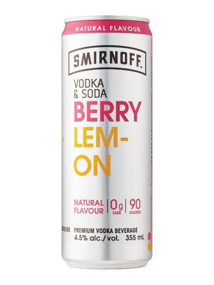 Smirnoff Soda Berry Lemon
