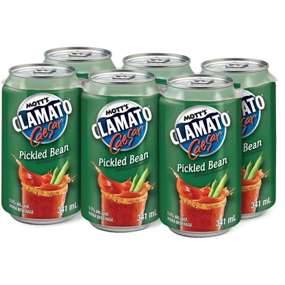 Mott's Clamato Pickled Bean 6 Pack